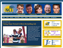 Tablet Screenshot of newchoicesinc.com